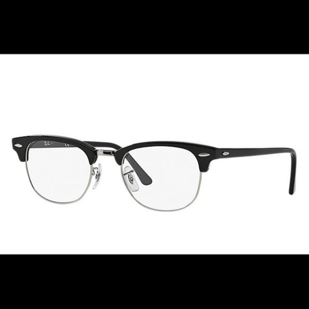Ray-Ban 5154 49-21 Black Eyeglasses Frames with Case and Cloth Clubmaster Unisex
